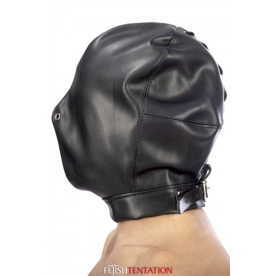 Cagoule BDSM fermée simili cuir - Fetish Tentation 2